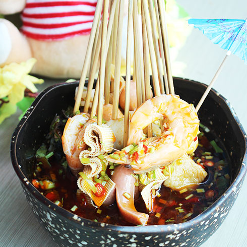 鲜馋后饱啵啵鱼快餐-串串香