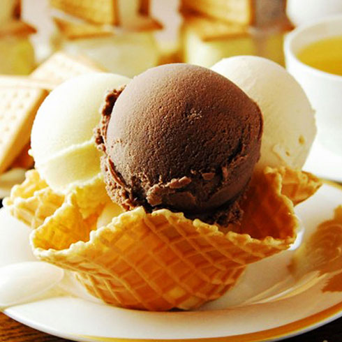 莫比乌斯冰淇淋-锅巴上的冰淇淋