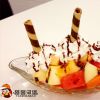 塔客汉堡西式快餐-水果冰淇淋
