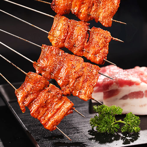 蜀锅串串-五花肉烤串