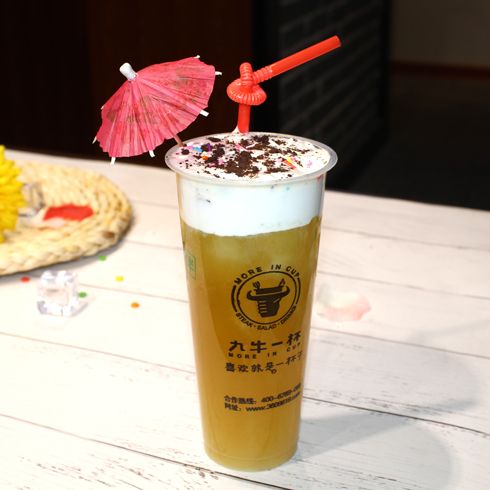 九牛一杯牛排杯-清茶奶盖