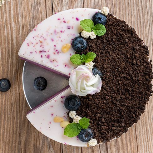 布雷格烘焙-鲜花奥利奥蓝莓蛋糕