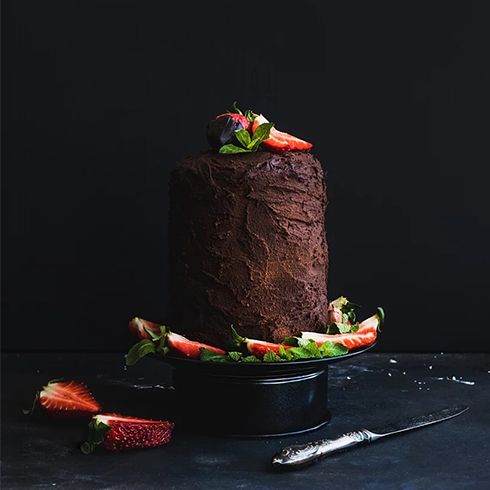 布雷格烘焙-巧克力草莓蛋糕