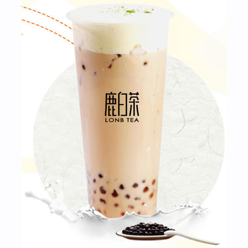 鹿白茶饮品-奶茶奶盖