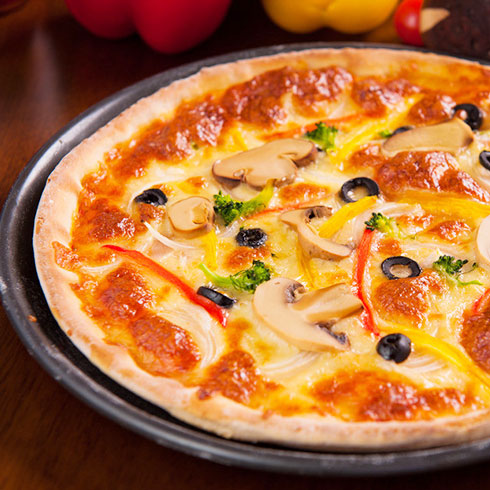 欧冠意大利披萨-蘑菇披萨