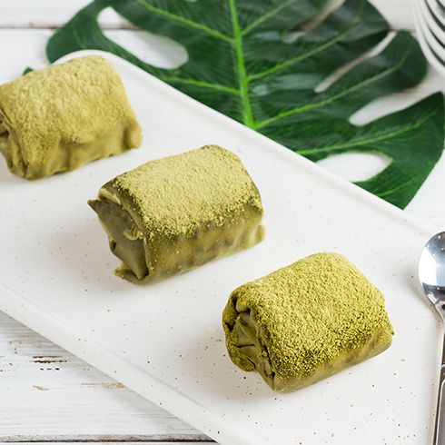 小气茶茶饮-抹茶毛巾卷