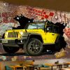 神奇装饰画-3D汽车背景墙