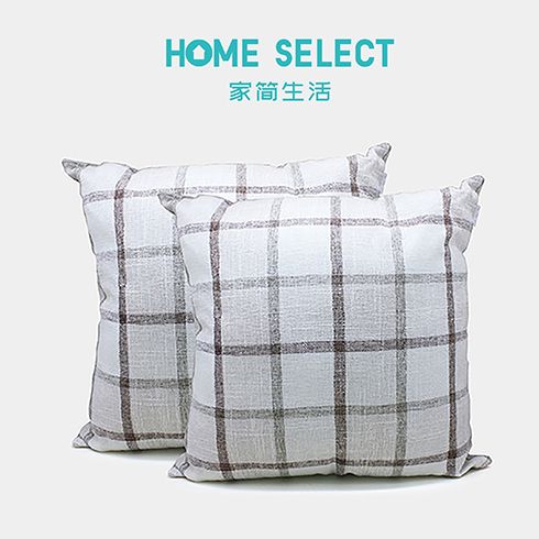 家简生活精品时尚百货-简约加厚棉麻抱枕