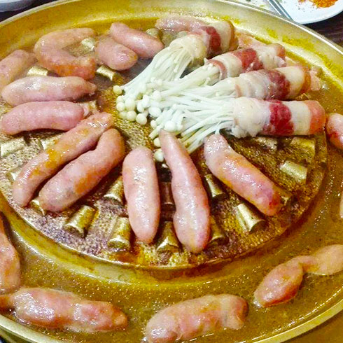 韩江川章鱼水煎肉-香仔肠水煎肉