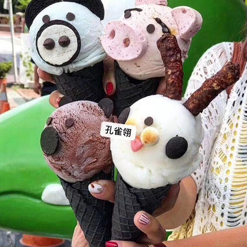 星米奇冰淇淋-卡通冰淇淋