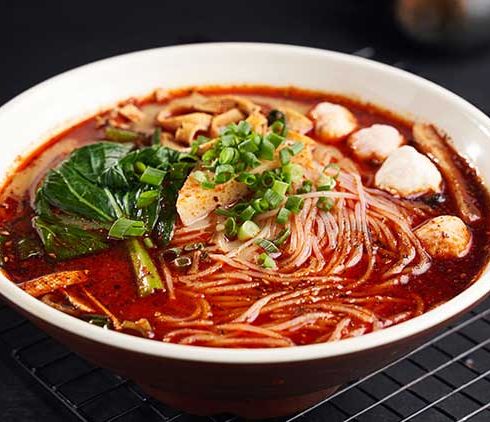 秦食七肉夹馍-鱼丸米线