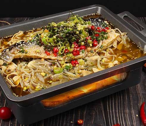鱼谷稻烤鱼饭-青椒烤鱼饭套餐